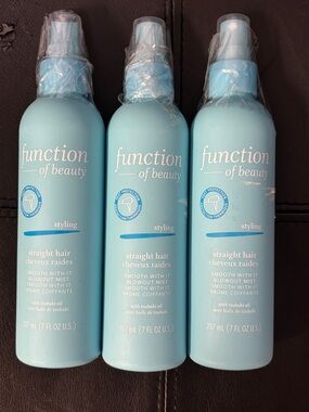 Function of Beauty Straight Hair Blowout Mist - Lot of 3 - NWT